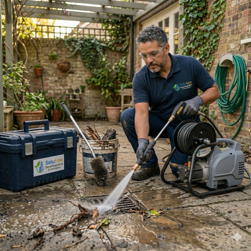 Hidrojateamento profissional Solution Desentupidora